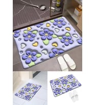 Su Emici Paspas Şık Tasarım Abdest Paspası Kaymaz Taban Banyo Paspası