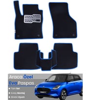SUZUKİ SWİFT (2017-2024) Uyumlu EVA Paspas Tam Set–Oto Paspas,Araca Özel,Kolay Montaj