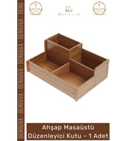 #AhşapDüzenleyici Ofis Çalışma Masası Organizer Kalemlik Bölmeli Doğal Şık Ahşap Masaüstü Düzenleyic