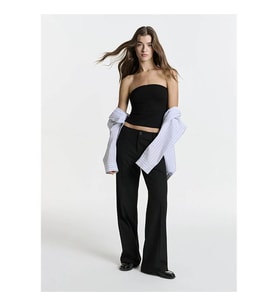 Mavi Straight Normal Bel Düz Paça Siyah Kadın Pantolon 1011236-900