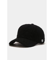Kadın Kışlık Siyah Peluş Şapka Kep Trendy Baseball Cap