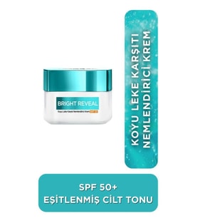 L'Oreal Paris Bright Reveal Koyu Leke Karşıtı, Cilt Tonu Eşitleyici Spf50 Nemlendirici Krem Niasinam