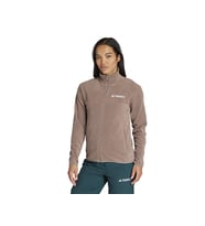 adidas W Terrex Mt Ess Fz Fl Kadın Outdoor Ceketi JM3112 Kahverengi