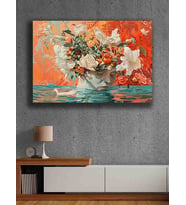 Koç stüdyo Modern tasarım kanvas tablo 50x70 (Çok Renkli)