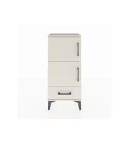 Arges Komodin 4 Raflı Tek Çekmeceli 2 Kapaklı 44x30x96 Aytaşı-Aytaşı