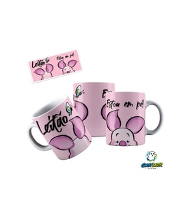 GHOSTBASTIR DESIGN Piglet Kupa Bardak Tek Adet K0493