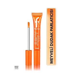 Juicy Renk Veren Meyve Aromalı Nemlendirici Dudak Parlatıcısı - 002 Orange