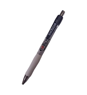 Taraftar Versatil Kalem 0.7 mm 1 Adet Orjinal Lisanslı Kartal BJK 0,7 Uçlu Kalem (Siyah - Beyaz)