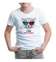Think Different Beyaz Çocuk Tshirt