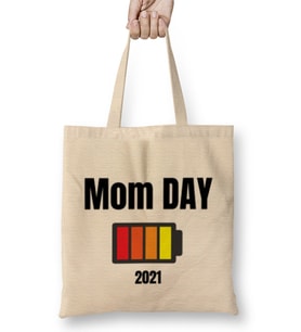 Mothers Day 2021 MOM Bez Çanta Uzun Saplı