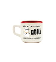 Kime Değer Verdiysek Götü Yerçekimine Meydan Okudu Baskılı Kırmızı Venüs Kupa
