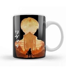 Minimalist Silhouette Levi Kupa Bardak Porselen