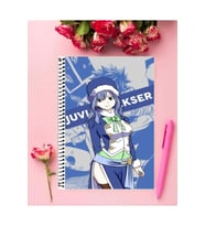 Juvia Lockser Anime Defter 1 Adet Özel Tasarım A4 Boyutu 21*29 Cm Telli Kareli defter