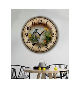 bilge Tasarım RETRO Duvar Saati 40 x 40 CM (Karışık)