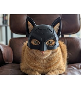 3D Kedi Batman Maskesi