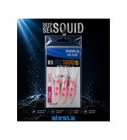Deep Sea Squid 3 lü Sübye Çapari X0297 3K 10cm 0.60 #4/0 White Pink A18-24140