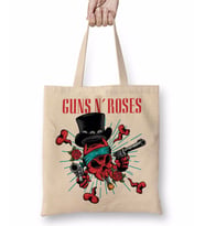 Guns n Roses Bez Çanta Uzun Saplı