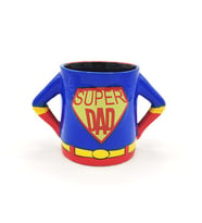 SUPERDAD KUPA HEDİYE KUTUSUNDA ÖZEL KURDELELİ BABALAR GÜNÜ KUPA - ücretsiz kargo
