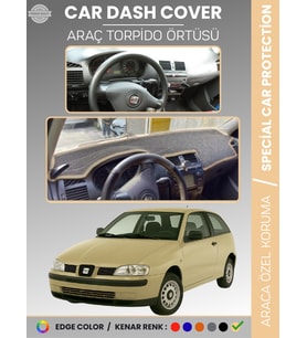 SEAT İBİZA (1998-2001) Torpido Örtüsü Panel Halı Koruma Tam Uyum Çatlamayı Önler Hızlı Montaj