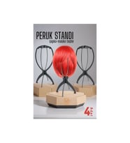 Pratik ve şık 4'lü Peruk Standı, düzenli saklama çözümü