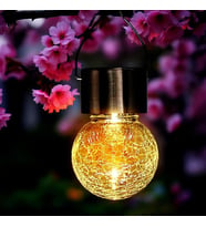 Kırık Cam Tasarımlı Güneş Enerjili Askılı Led Işık Dekor