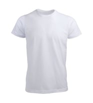 Düz Beyaz Polyester Tişört - Birinci Kalite Unisex Tişört