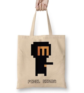 Pixel Ninja Bez Çanta Uzun Saplı
