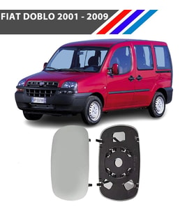 Doblo I-II Yan Ayna Camı Mekanik - Sağ ve Sol