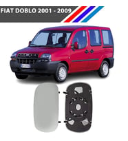 Doblo I-II Yan Ayna Camı Mekanik - Sağ ve Sol