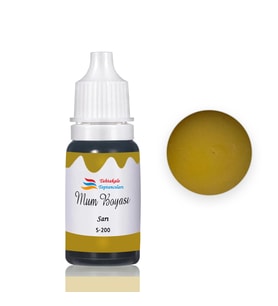 Mum Boyası Sıvı Pigment Boya 20 ML  Sarı - S200
