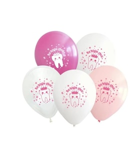 Ilk Dişim Çıktı Pembe Latex Balon 10 Adet