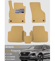 HYUNDAİ SANTAFE (2018-2023) Uyumlu EVA Paspas Tam Set–Araca Özel,Kolay Montaj,Su Geçirmez