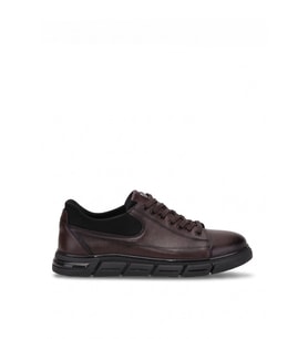 Elit KcmHS1256C Erkek Klasik Sneaker Kahverengi