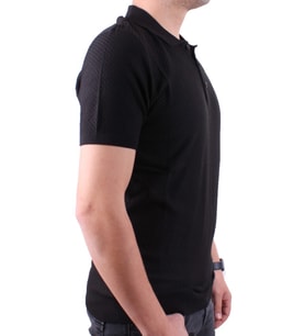 Dagoster DMG23-511231 Siyah Günlük Polo Yaka Erkek Tişört