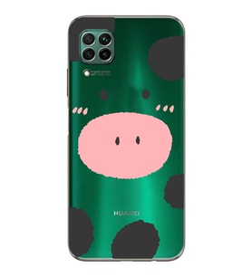 Huawei P40 Lite Uyumlu Baskılı Yumuşak Silikon Şeffaf Telefon Kılıfı