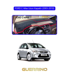 FORD C-Max uzun kapaklı (2003-2010)TORPİDO KORUMA HALISI MAVİ KENAR