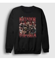 Presmono Unisex Siyah Pray Ufc Mma Ilia Topuria Sweatshirt 524477tt