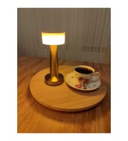 Çok Renkli Modern Masa Lambası, Tek Anahtarla Kullanım Kolaylığı (Krem)