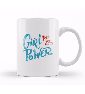 Girl Power Magical Design Kupa Bardak Porselen