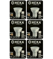 (6 Adet) Heka 6W (50W) 3000K (Sarı Işık) GU10 Duylu Dim Edilebilir Led Spot Ampul