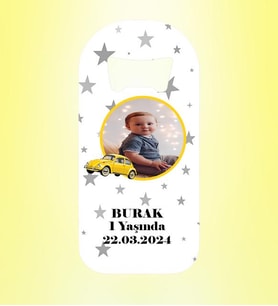 Vosvos Resimli Yıldızlar Magnet Açacak Kişiye Özel