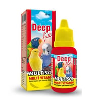 Deep Fix Multisol Kafes Kuşlari İçin Multivitamin Takviyesi 30 Ml