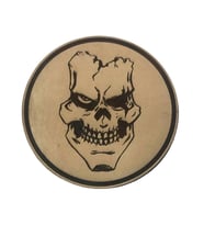 KURU KAFA NO:2 - Deri PEÇ - Arma - Askeri Patch (Bej)