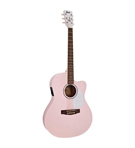 CORT JADE CLASSIC PPOP ELEKTRO AKUSTİK GİTAR, PASTEL PINK OPEN PORE