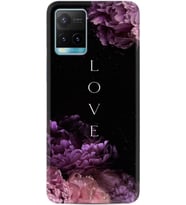 Vivo Y33s Kılıf Silikon Desen Özel Seri Love Flow 1664