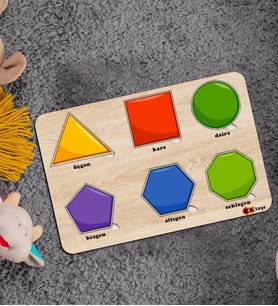 BK Toys Çocuklar İçin Ahşap Figürlü Eğitici-Öğretici Yapboz Puzzle-3
