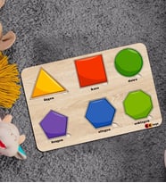 BK Toys Çocuklar İçin Ahşap Figürlü Eğitici-Öğretici Yapboz Puzzle-3