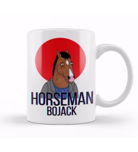 Bojack Horseman Kupa Bardak Porselen