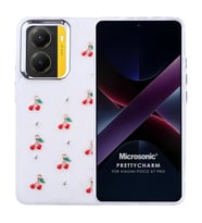 Microsonic Xiaomi Poco X7 Pro Kılıf PrettyCharm Cherry (Kırmızı)