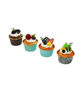 Buzdolabı Magneti - Mini Muffin Tasarımlı - Karışık Model